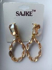 404 Korean Stone Ear Ring