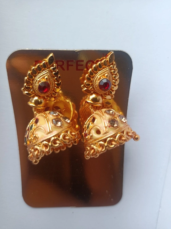 409 Golden Jhumka