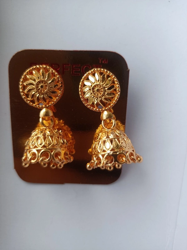 410 Golden Jhumka
