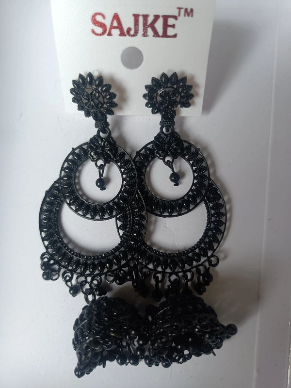 438 Big Black Jhumka