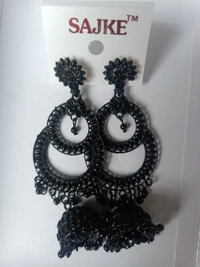 438 Big Black Jhumka