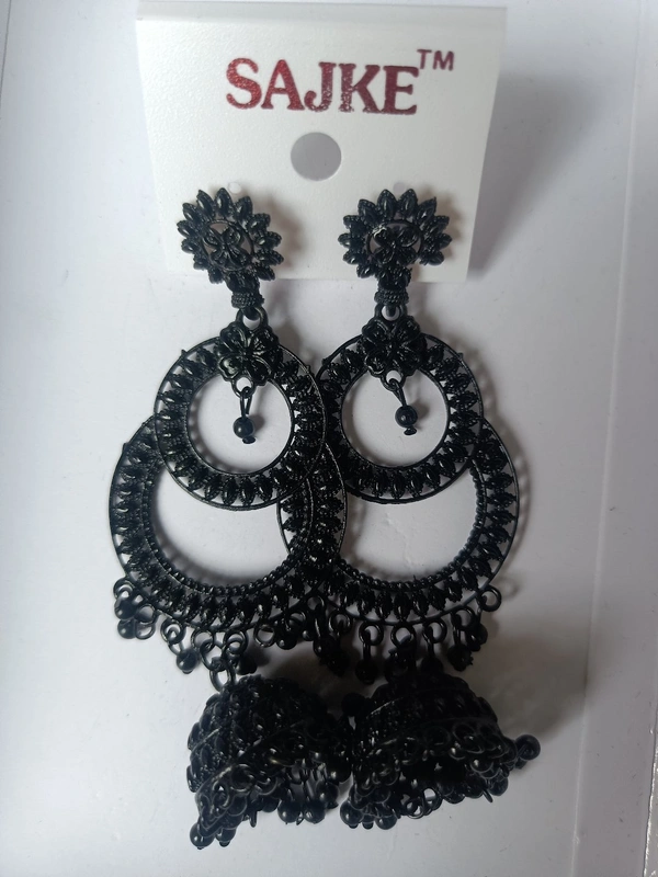 438 Big Black Jhumka