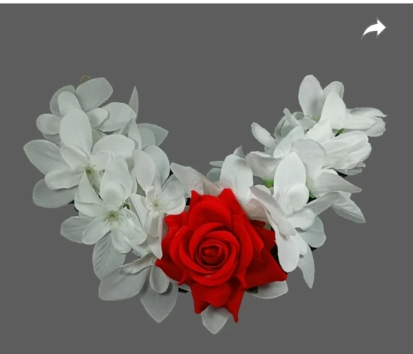 4006 Gajra Flower White.