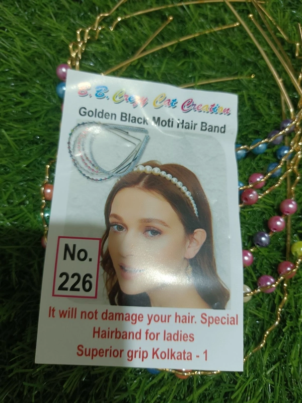 4013 Black Hair Band 