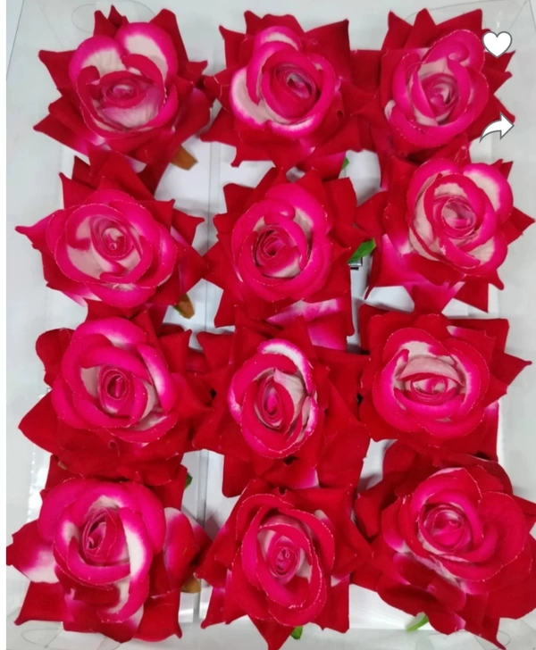 4072 Red Rose Heir Clip.