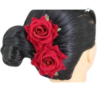 4072 Red Rose Heir Clip.
