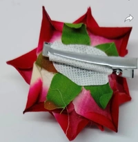 4072 Red Rose Heir Clip.