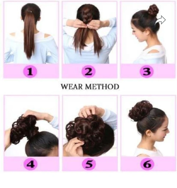 4025 Synthetic Hair Bun.