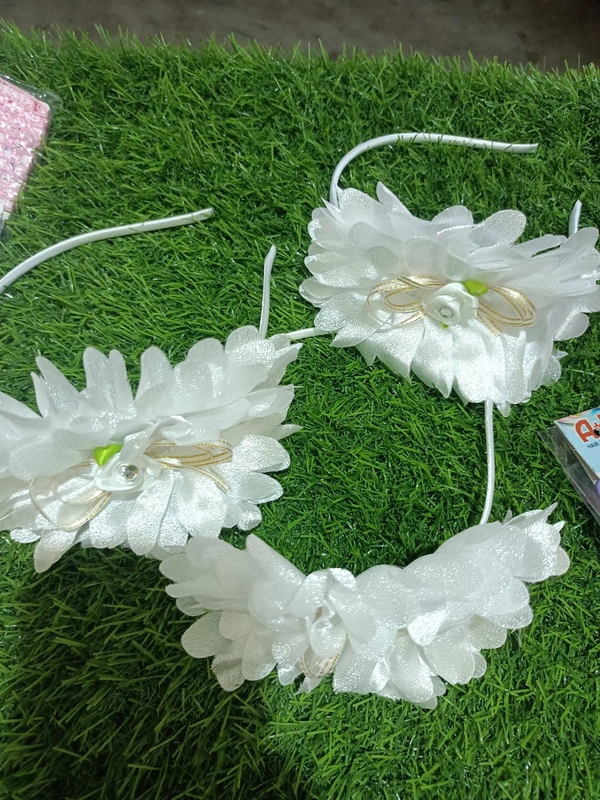 4029 Hair Band White 