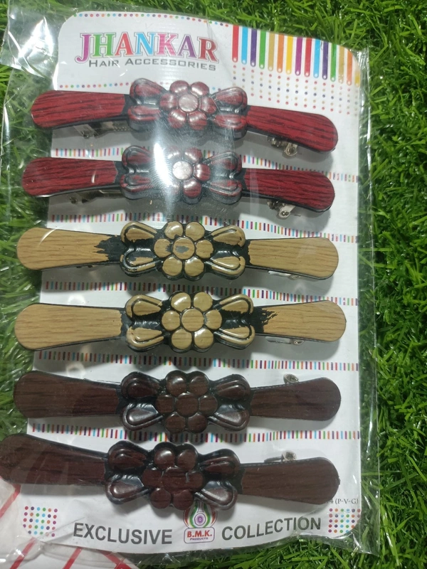 4036 Hair Clips  - Tan