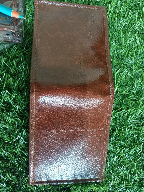 Brown  Leather Brown Wallet 