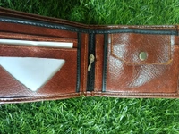 Brown  Leather Brown Wallet 
