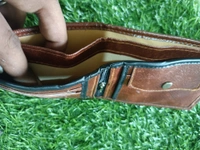 Brown  Leather Brown Wallet 
