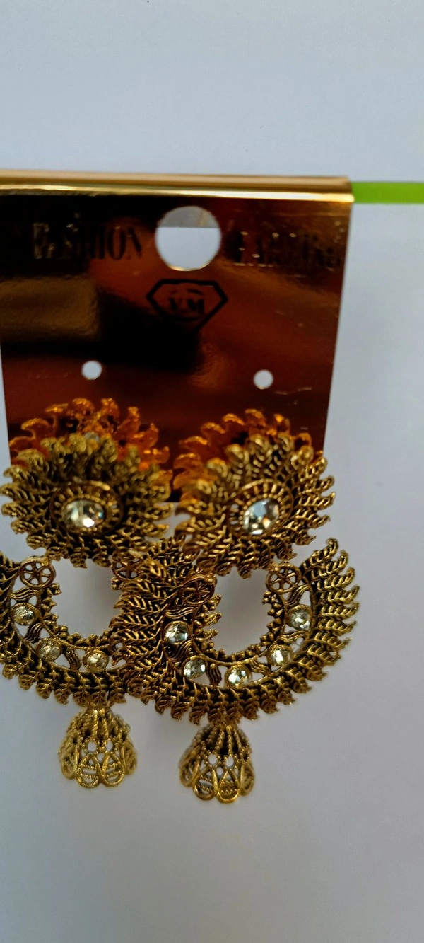 341 Golden Jhumka.