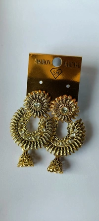 341 Golden Jhumka.