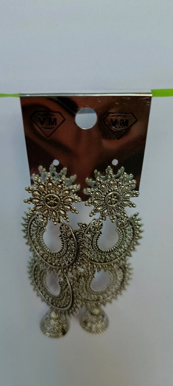 342 Oxides Long Jhumka.