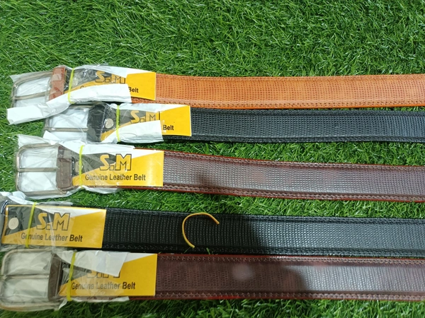 Leather Belt - Black