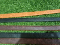 Leather Belt - Bright Red