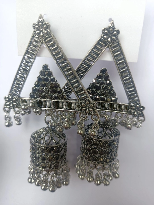 254 Big Oxidise Jhumka