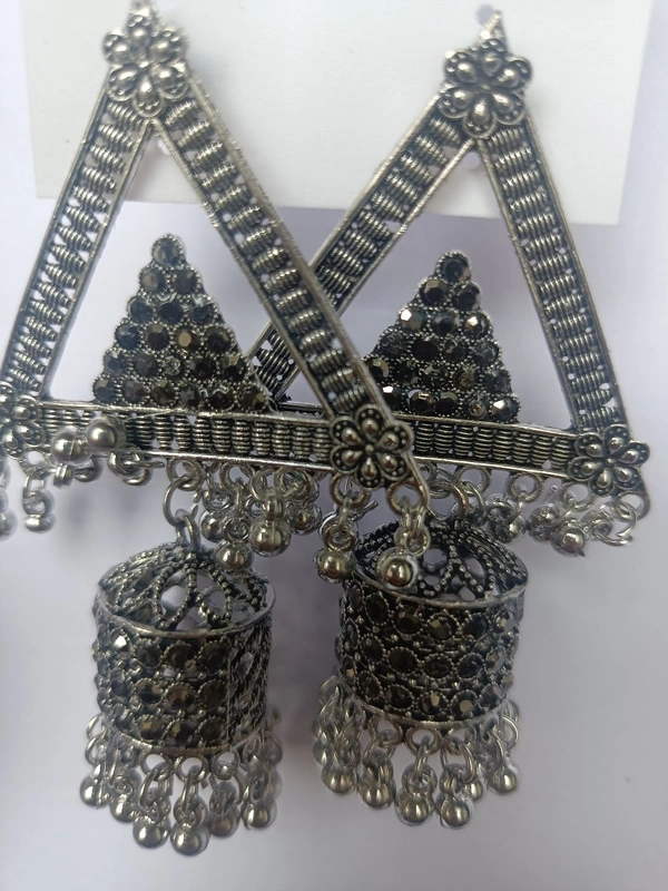 254 Big Oxidise Jhumka