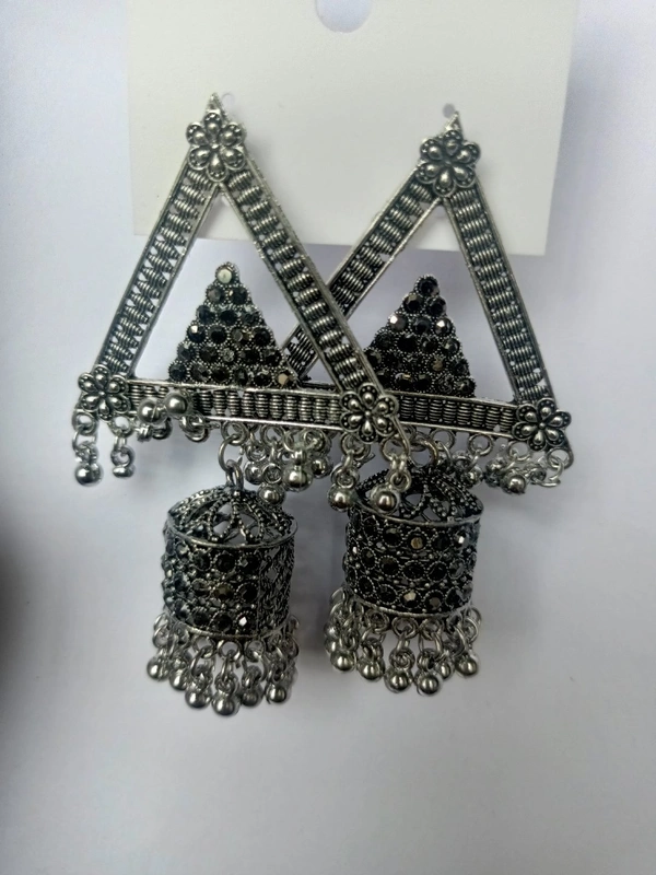 254 Big Oxidise Jhumka