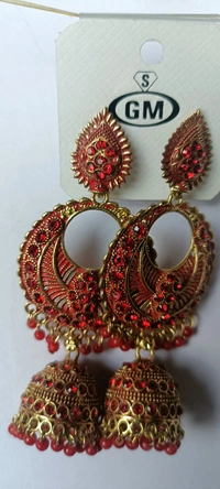 287 Fancy Ring Jhumka.