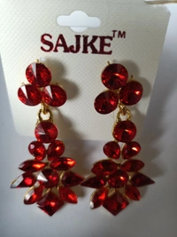 469 Korean Stone Ear Ring