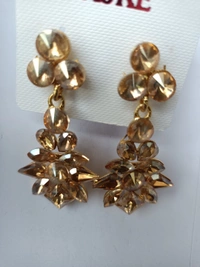 473 Korean Stone Ear Ring