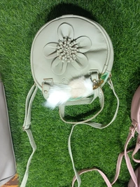 5049 Leather Sied Bag - Cameo