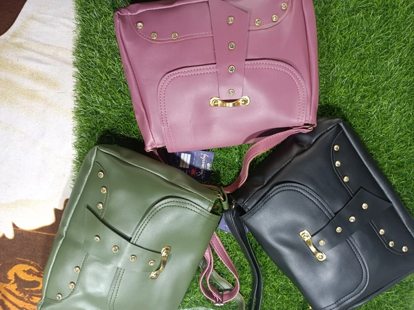 5051 Leather Sied Bag - Neptune
