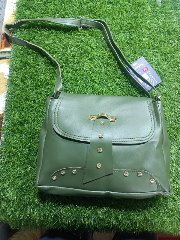 5051 Leather Sied Bag - Neptune