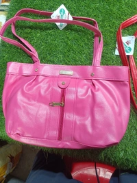 5052  Leather Sied Bag - Red