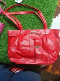 5052  Leather Sied Bag - Tickle Me Pink