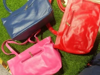5052  Leather Sied Bag - Tickle Me Pink