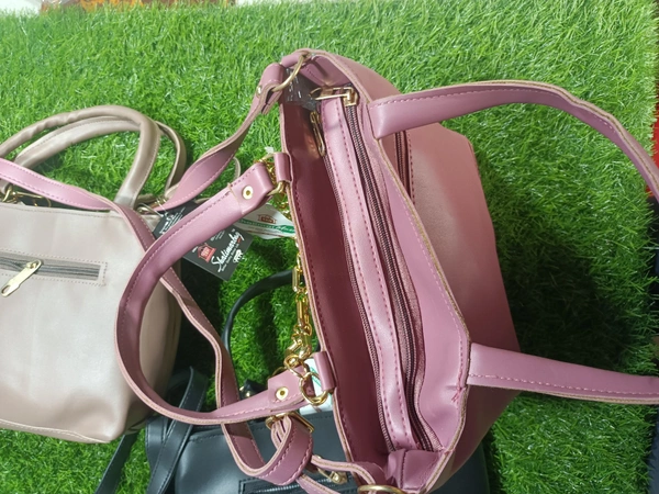 5053  Leather Sied Bag - Tan