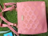 5054 Leather Sied Bag - Black