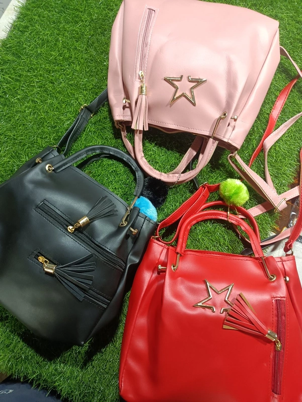 5055 Leather Sied Bag - Black