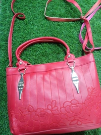 5056 Leather Sied Bag - Bourbon