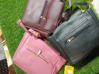 5057 Leather Sied Bag - Your Pink