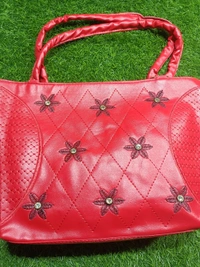 5061 Leather Sied Bag - Red