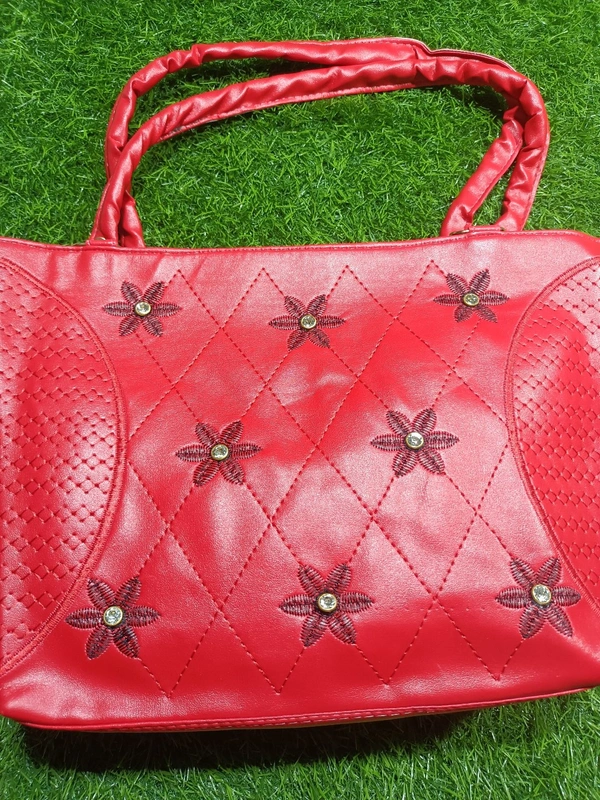 5061 Leather Sied Bag - Red