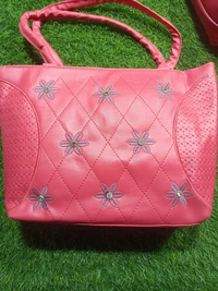 5061 Leather Sied Bag - Red