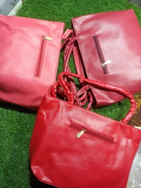 5061 Leather Sied Bag - Red