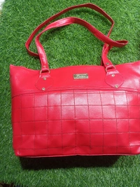 5062 Leather Sied Bag - Red