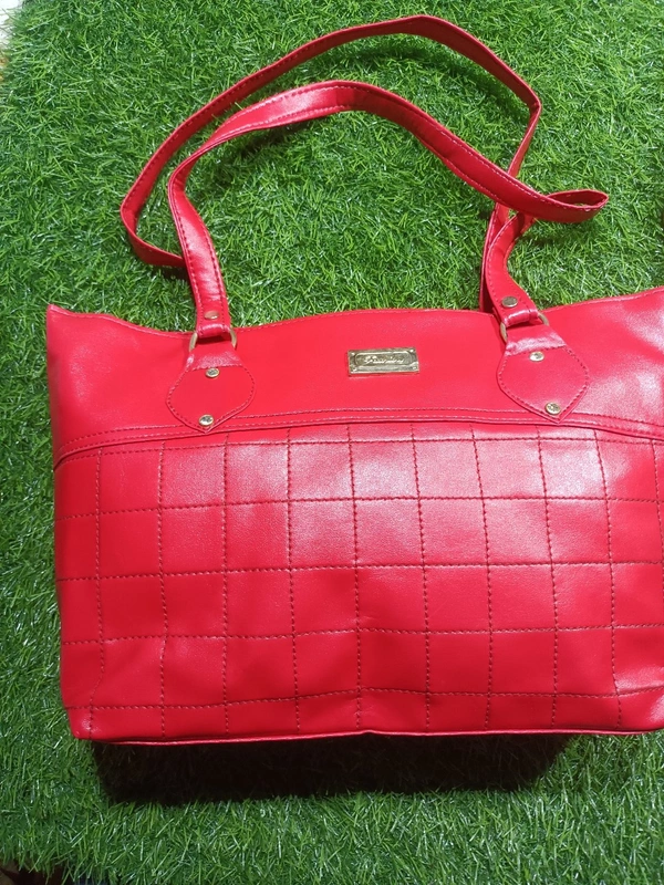 5062 Leather Sied Bag - Red
