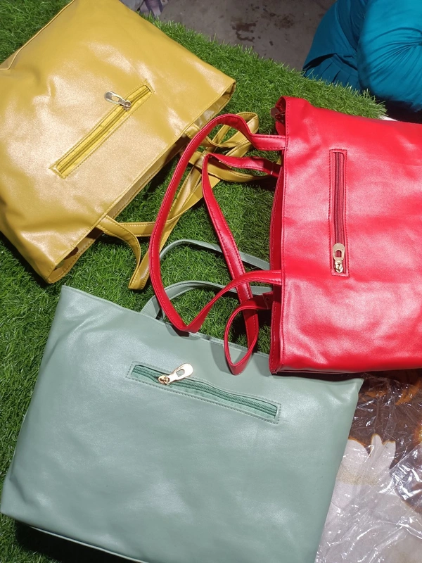 5062 Leather Sied Bag - Red