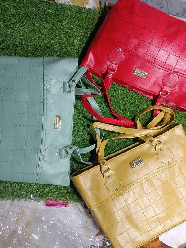 5062 Leather Sied Bag - Gold
