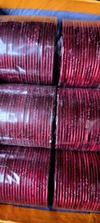 8090. Baby Bangles. - Maroon, 14