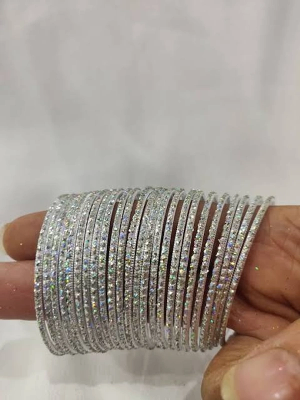 8100 Baby Bangles. - White, 16