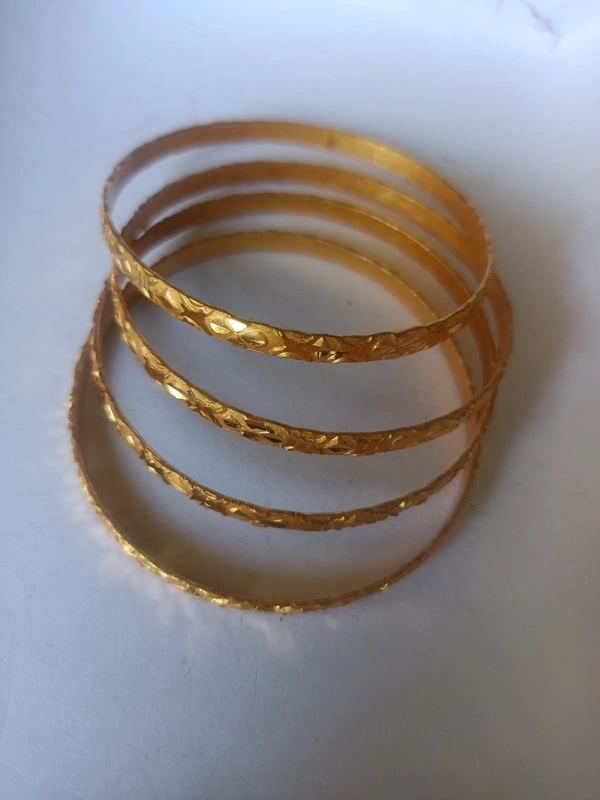 8101 Golden Bangles  - 2.8